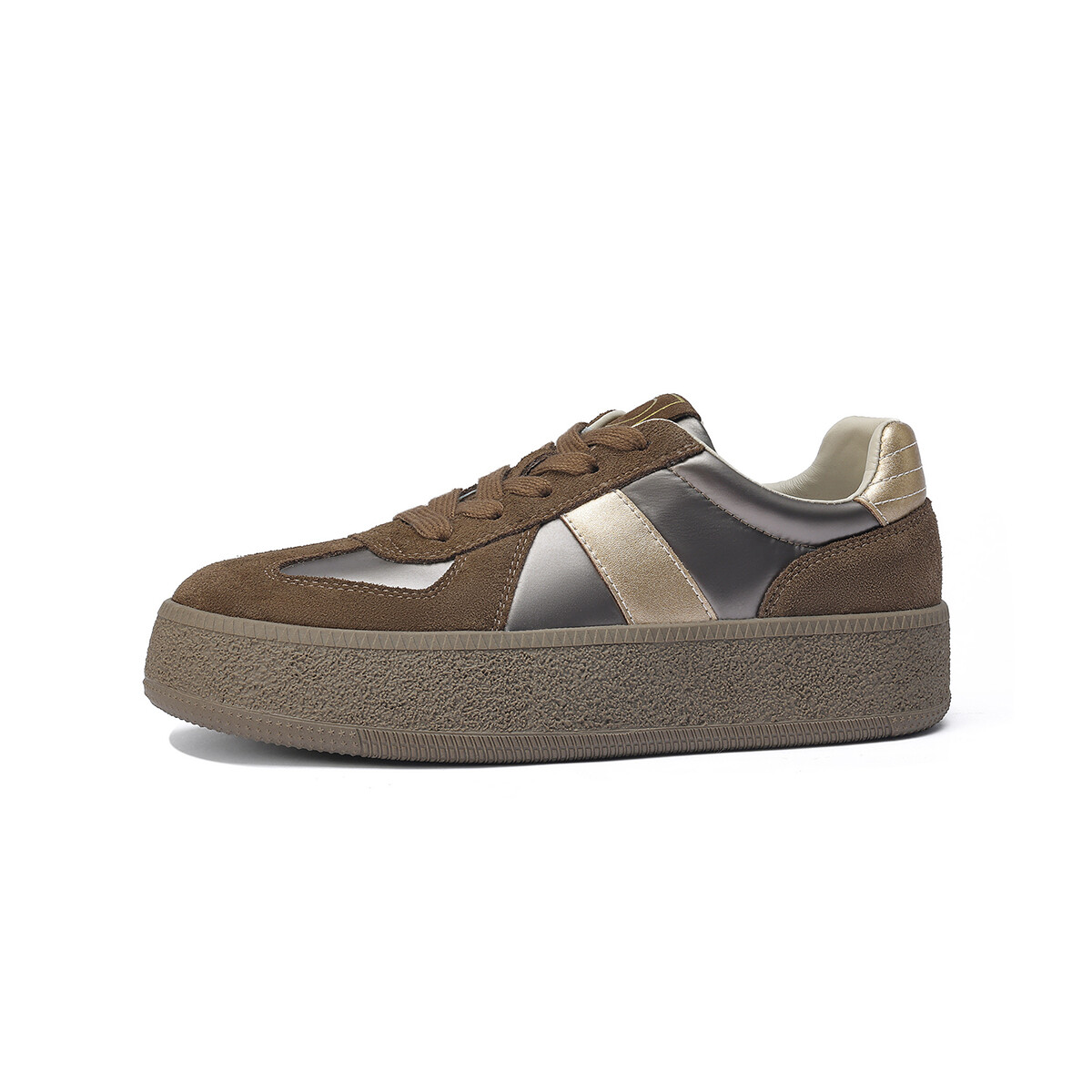 

Кроссовки D:FUSE SCANDINAVIA Skateboarding Shoes Women's Low-top, коричневый