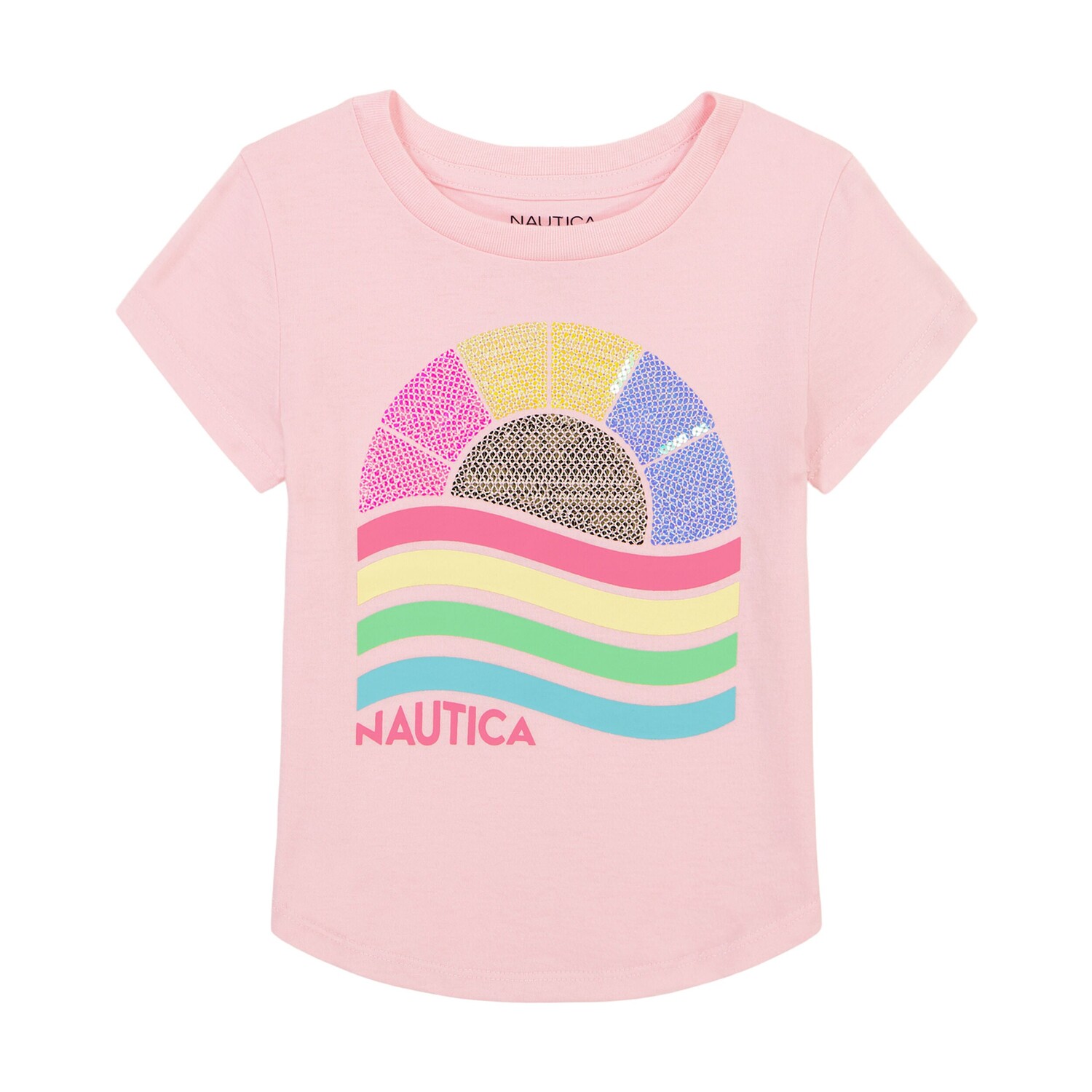 

Футболка Nautica для девочек Sunset Wave (7–16), цвет Watermelon Heather Hb439