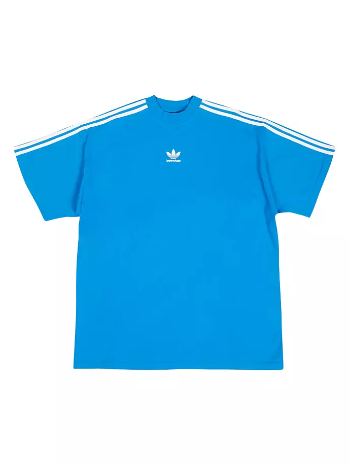 

Футболка оверсайз Adidas/Balenciaga Balenciaga, синий