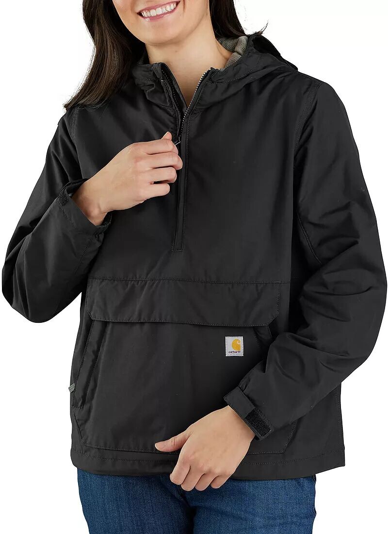 

Женский легкий компактный анорак свободного кроя Carhartt Rain Defender, черный