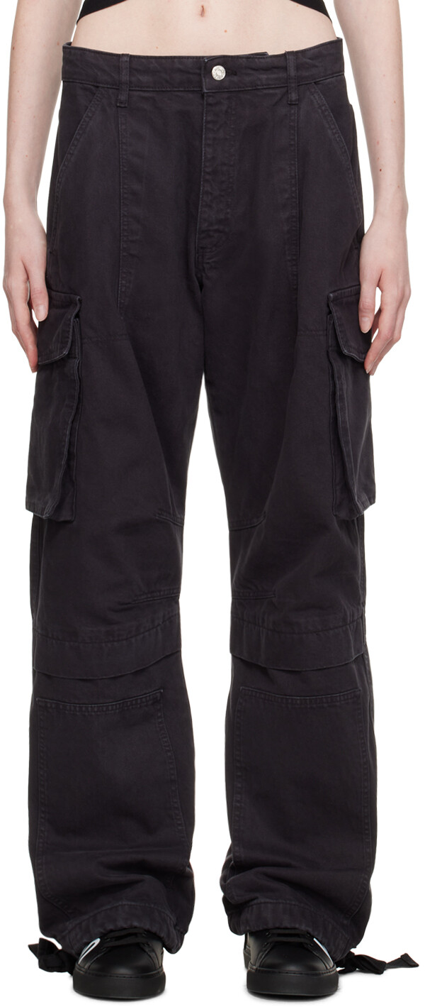 

Джинсы Moschino Черные джинсы-карго Moschino Jeans