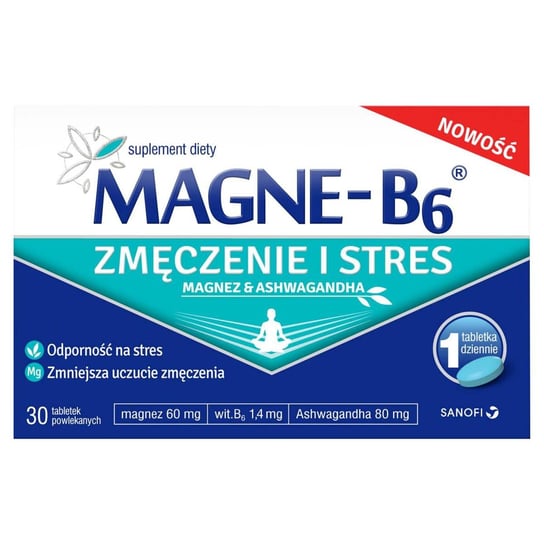 Magne-B6 Усталость и стресс, пищевая добавка, 30 таблеток, покрытых оболочкой. Sanofi Aventis nutraway magne b6