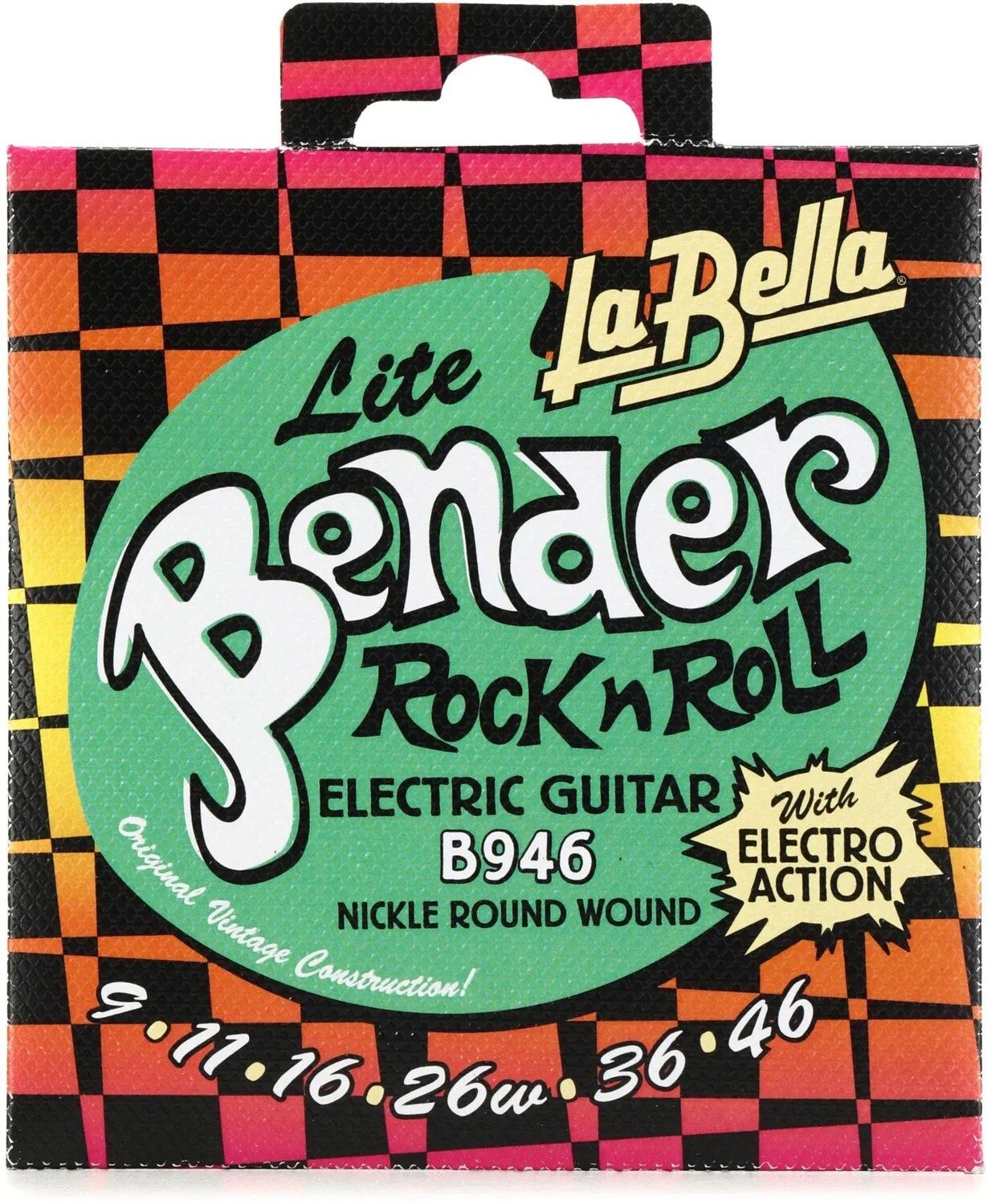 

Струны для электрогитары La Bella B946 Bender — .009-.046 светлые