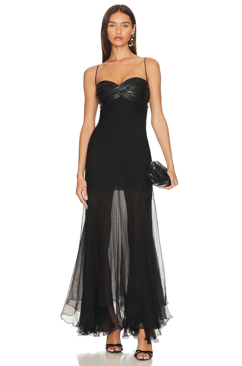 

Платье Maria Lucia Hohan Leslie Gown, цвет Mascara
