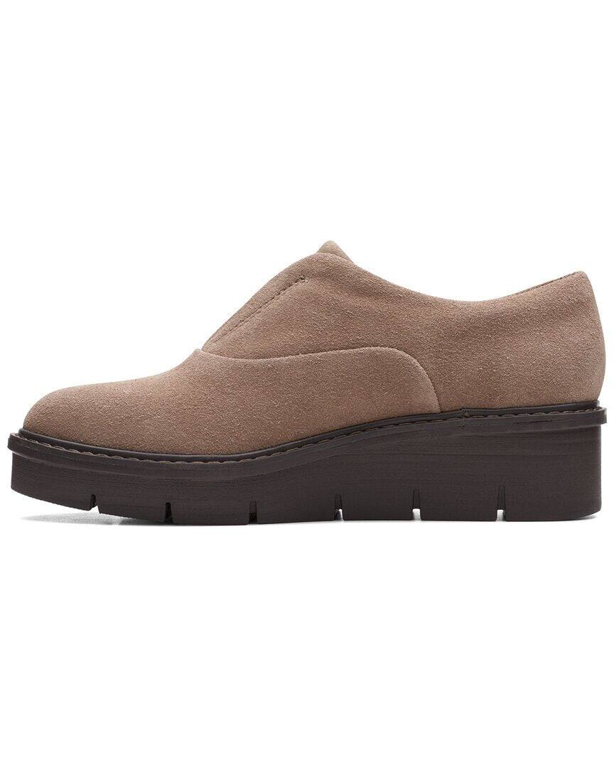 

Замшевые туфли Clarks Airabell Sky на плоской подошве, серый