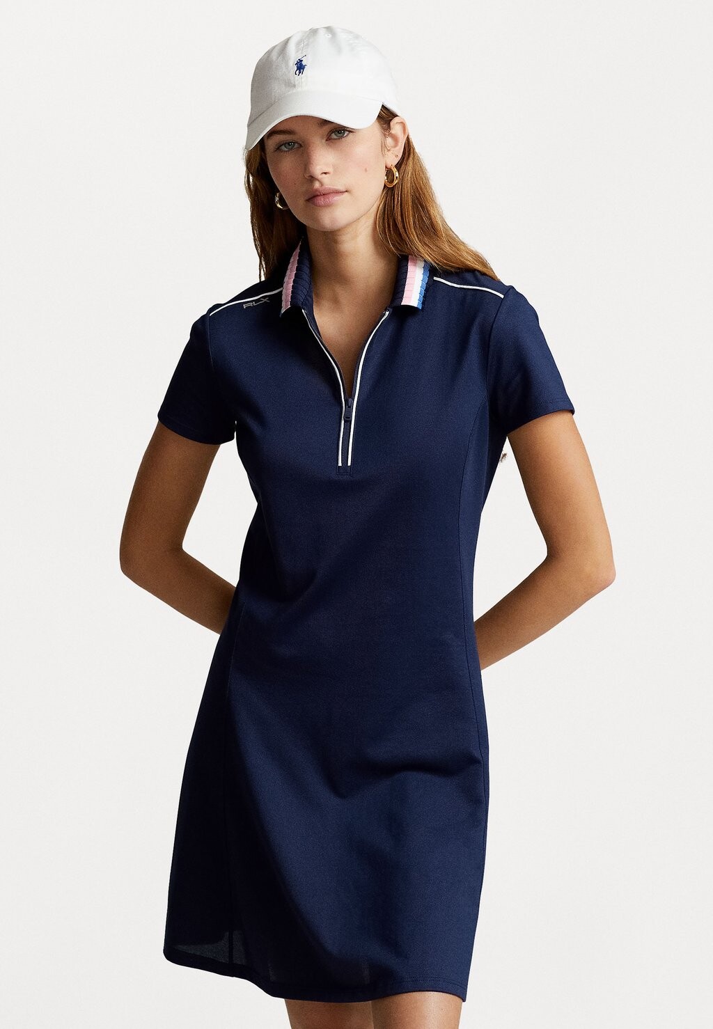 

Спортивное платье SHORT SLEEVE DAY DRESS Polo Ralph Lauren, цвет refined navy