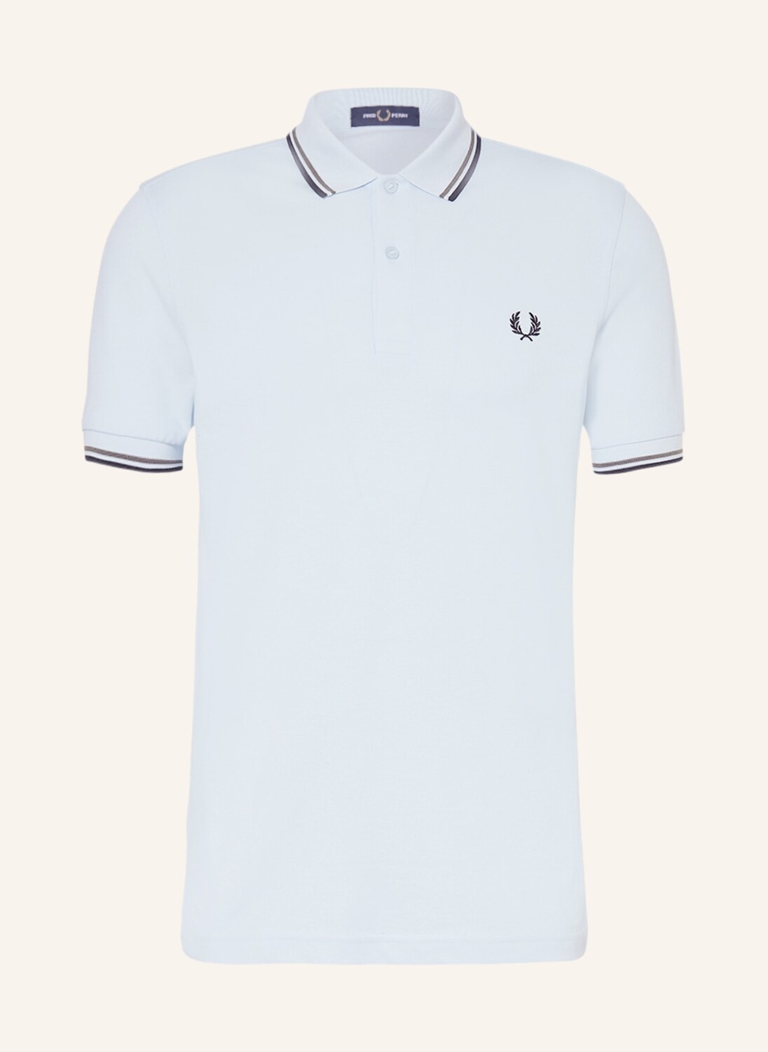 

Рубашка поло FRED PERRY Piqué M3600 Slim Fit, светло-синий