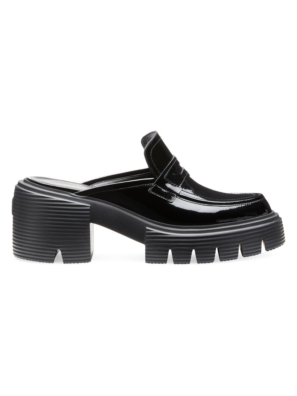 

Туфли Soho 65MM из лакированной кожи на резиновой подошве Stuart Weitzman, черный