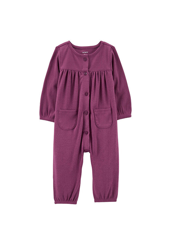 

Фиолетовый комбинезон для девочки Carter's
