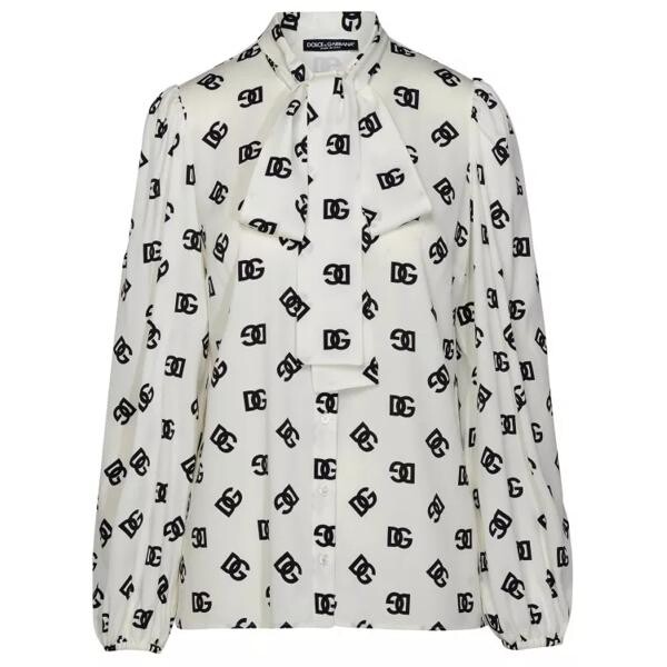 

Футболка silk shirt Dolce&Gabbana, белый