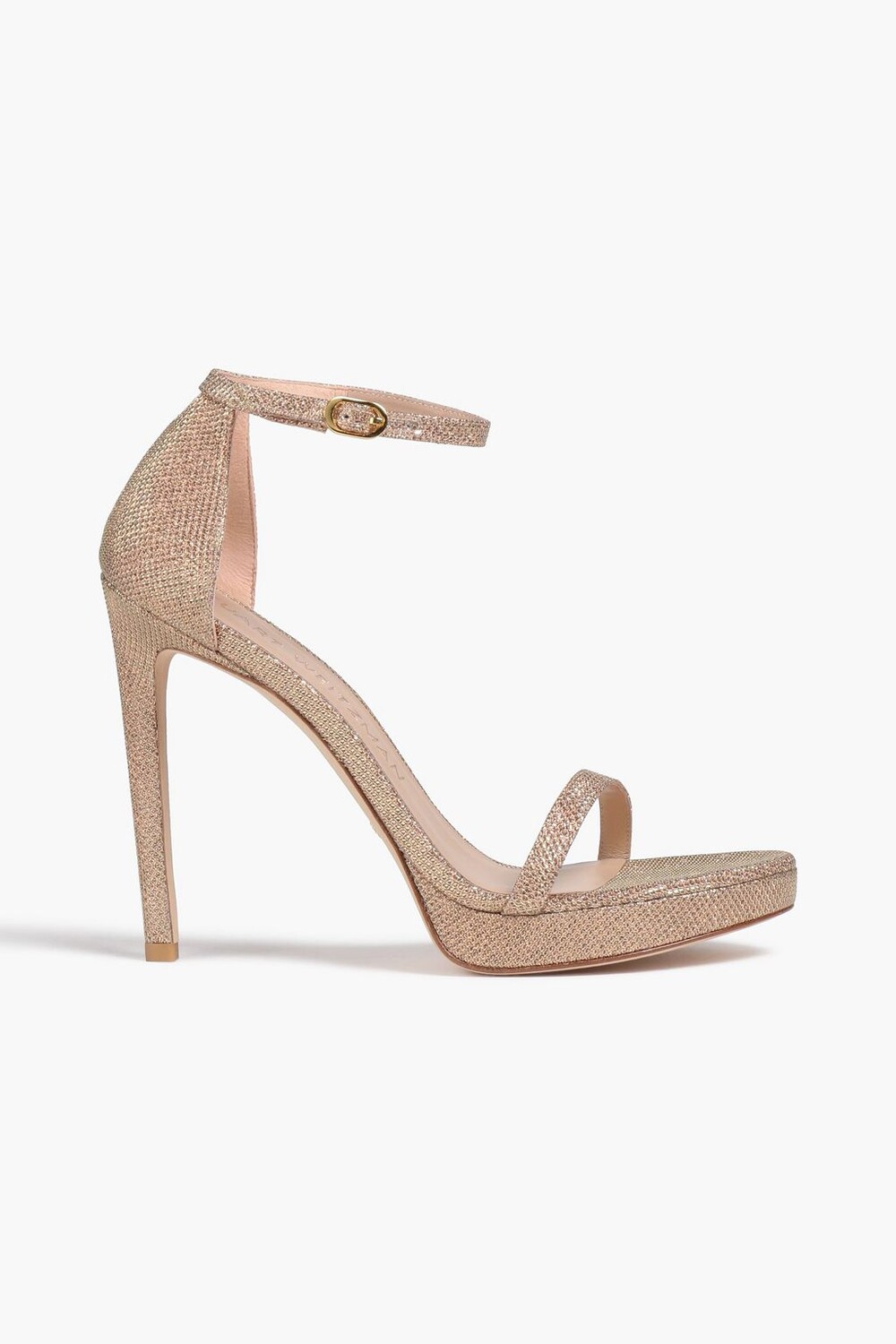 

Сандалии Lamé STUART WEITZMAN, золотой