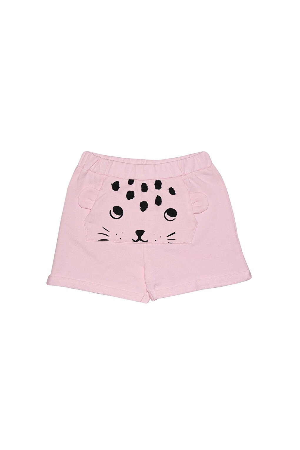 цена Бледно-розовые шорты с карманами-кенгуру для девочек Lovetti