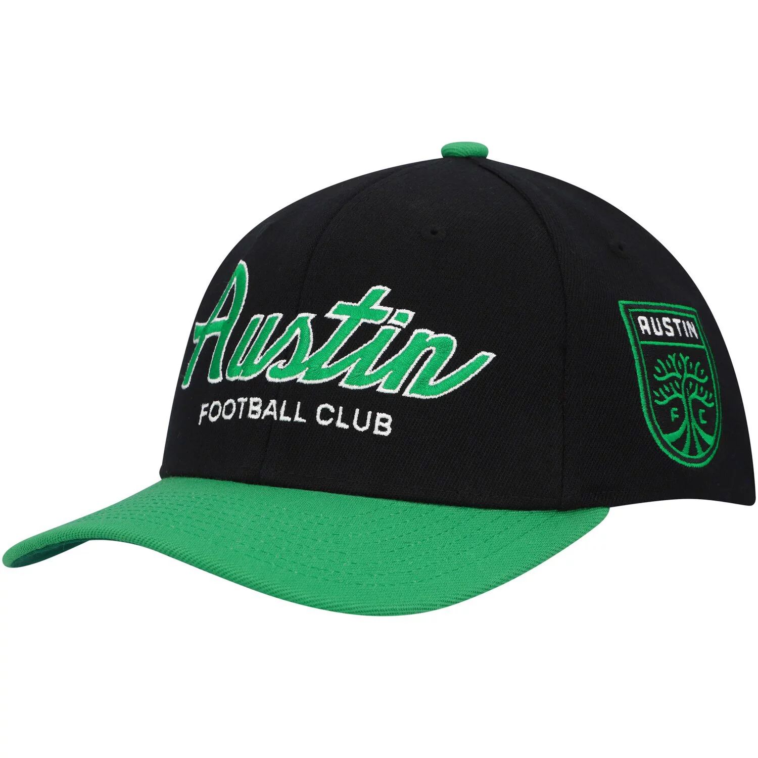 Мужская черная эластичная бейсболка Mitchell & Ness Austin FC Team Script 2.0 мужская черная эластичная бейсболка mitchell