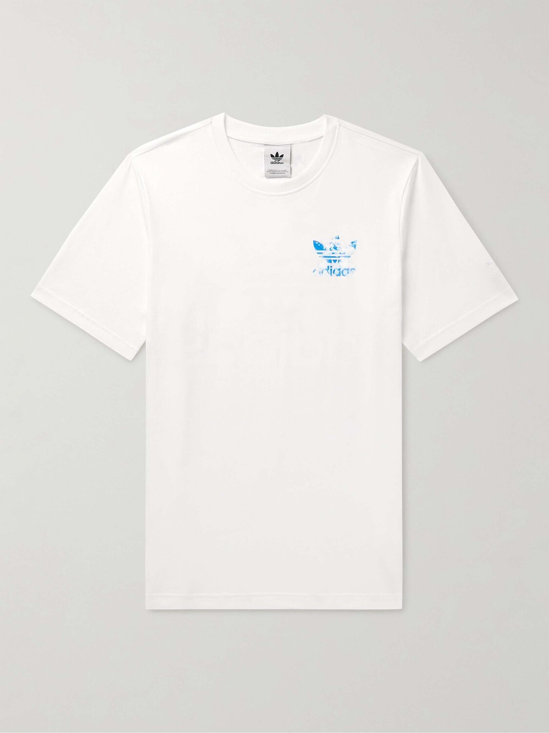 

Футболка из хлопкового джерси с логотипом ADIDAS ORIGINALS, белый