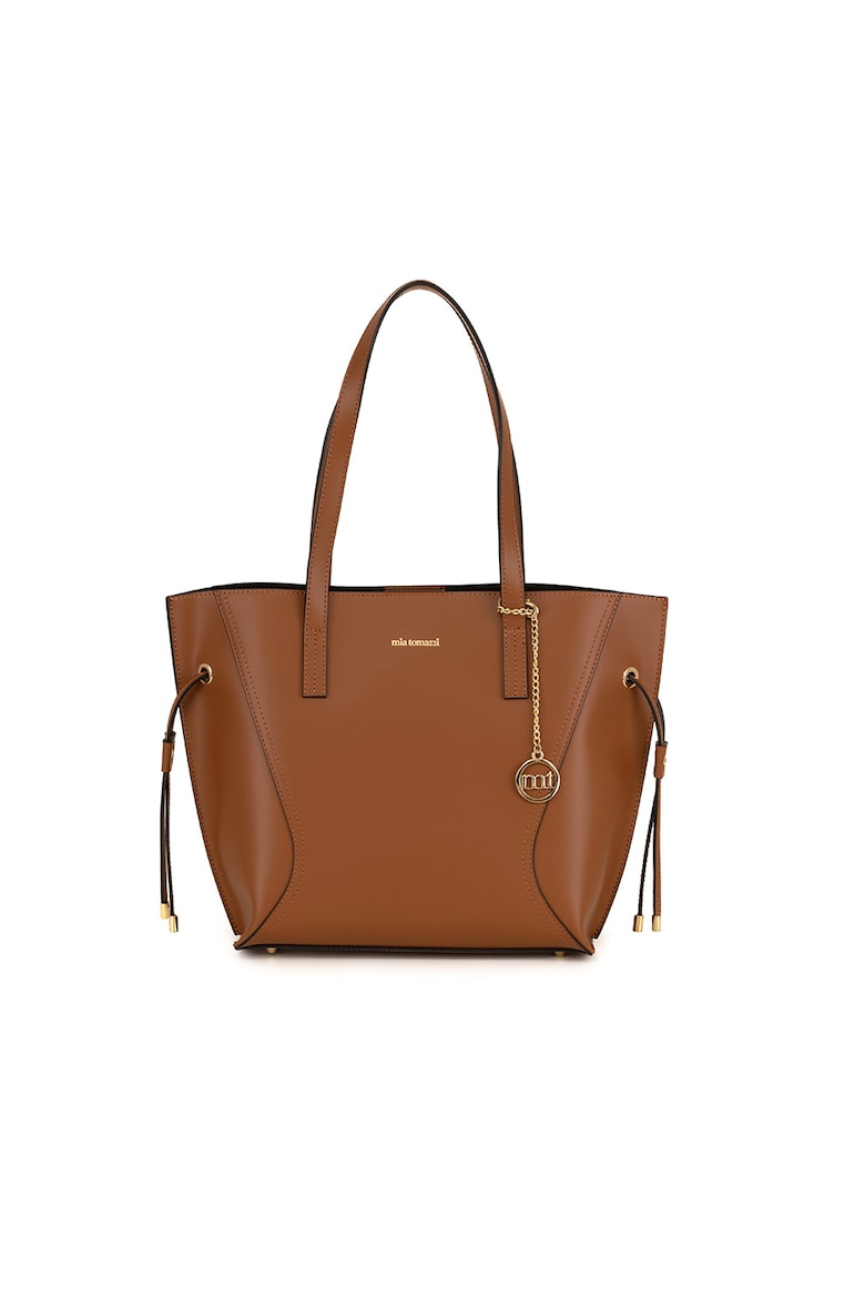 Кожаная сумка для покупок Mia Tomazzi, коричневый