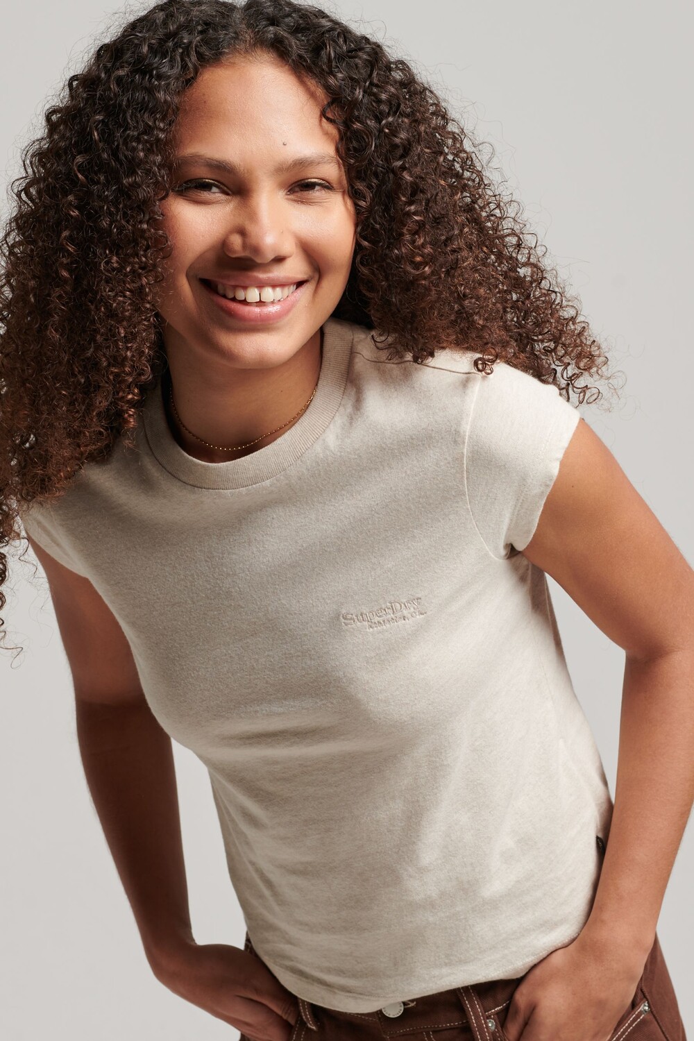 

Винтажная футболка с логотипом и короткими рукавами Superdry
