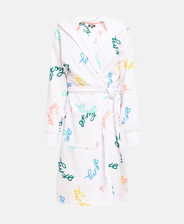

Банный халат DKNY, белый