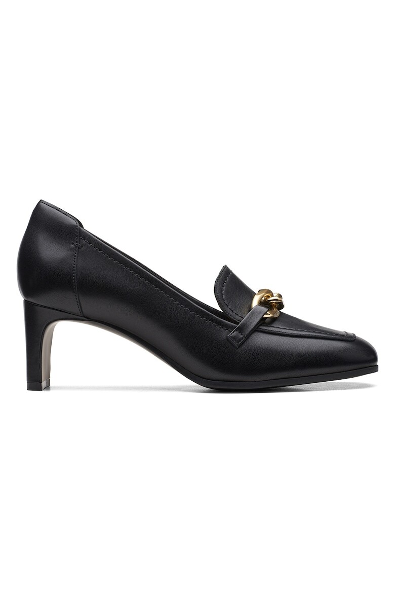 

Кожаные туфли Seren с квадратным носком Clarks, черный