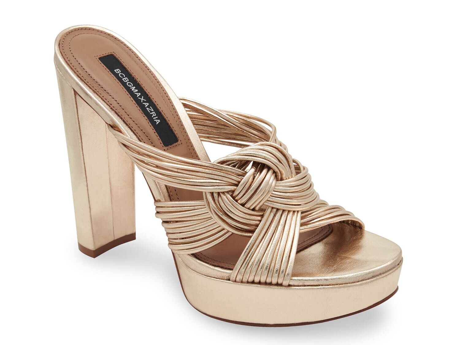 

Босоножки на платформе Carly BCBGMaxazria, золотой металлик
