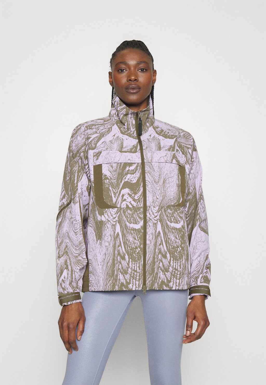 

Спортивная куртка adidas by Stella McCartney, сиреневый