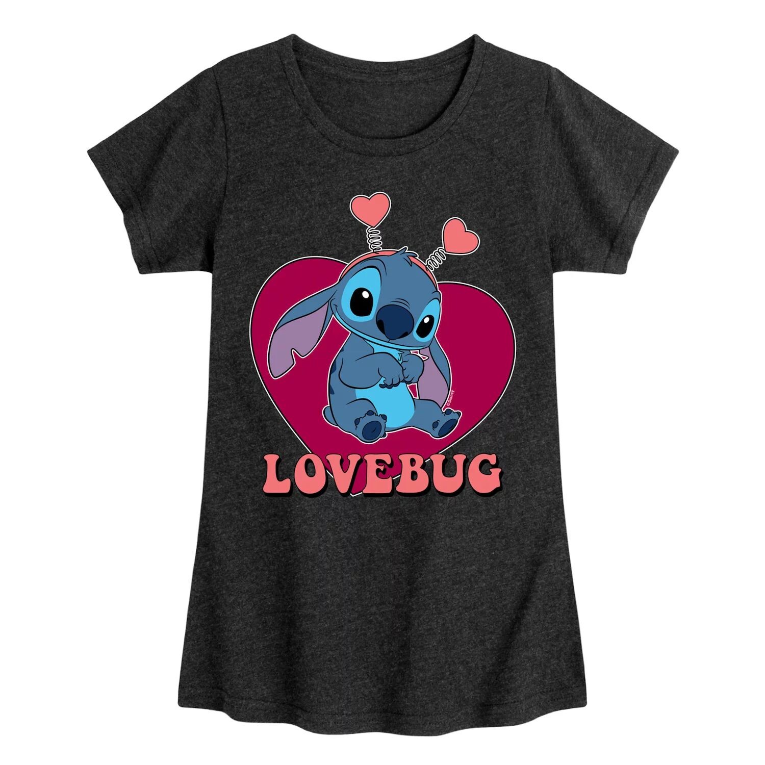 

Футболка с рисунком Lovenbug для девочек 7–16 лет Disney's Lilo & Stitch Licensed Character
