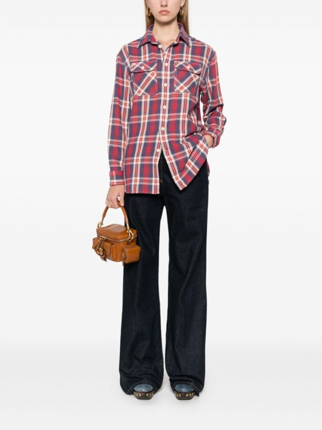 

Polo Ralph Lauren рубашка в клетку, синий