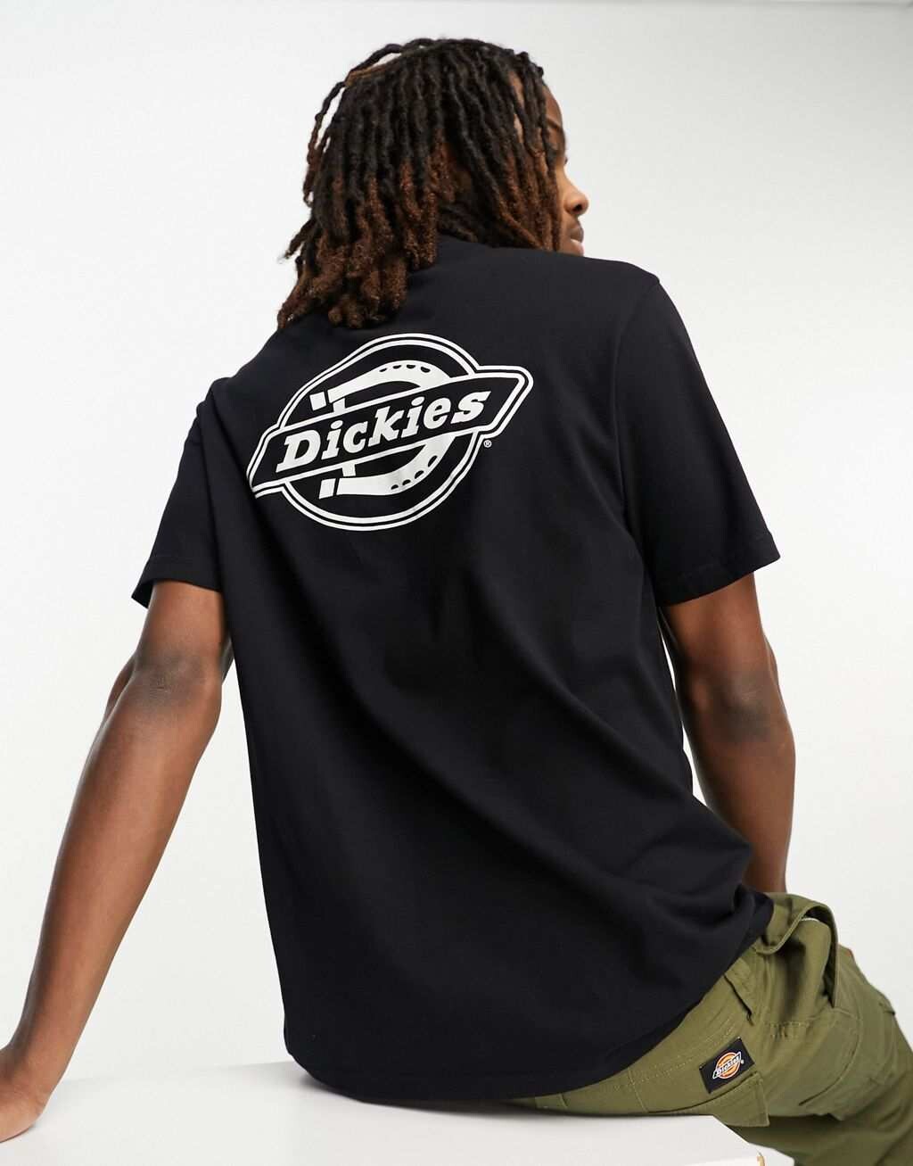 

Черная футболка с принтом на спине Dickies Holtville, Черный