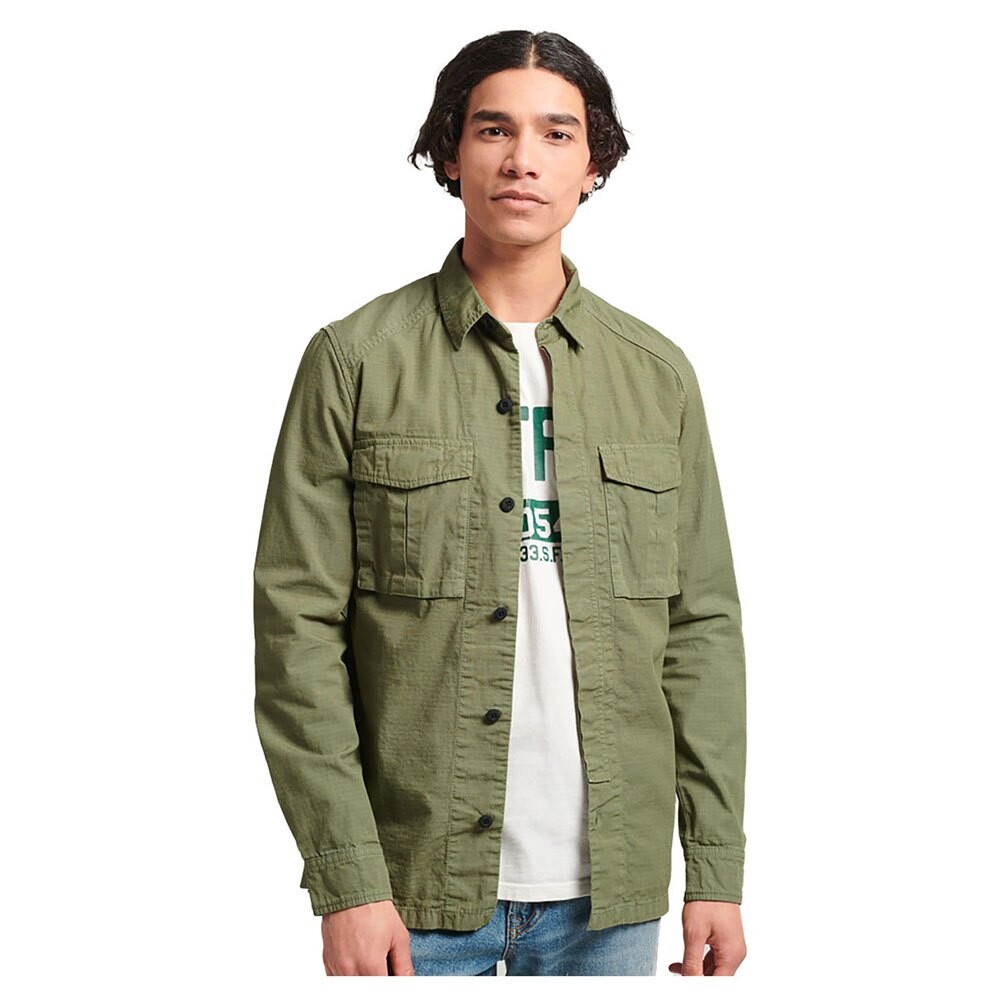 

Рубашка Superdry Vintage Military, зеленый