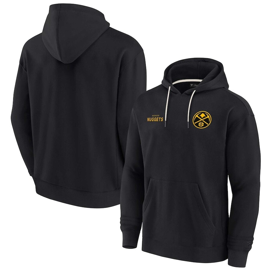 

Пуловер с капюшоном Fanatics Signature Denver Nuggets, черный