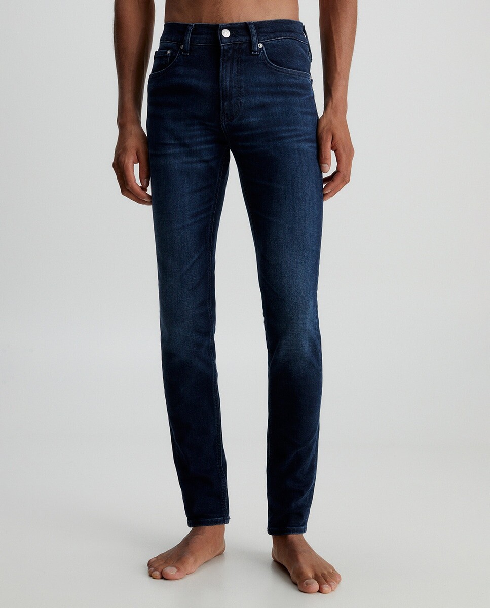 

Мужские джинсы Super Skinny темного денима Calvin Klein Jeans, темно-синий