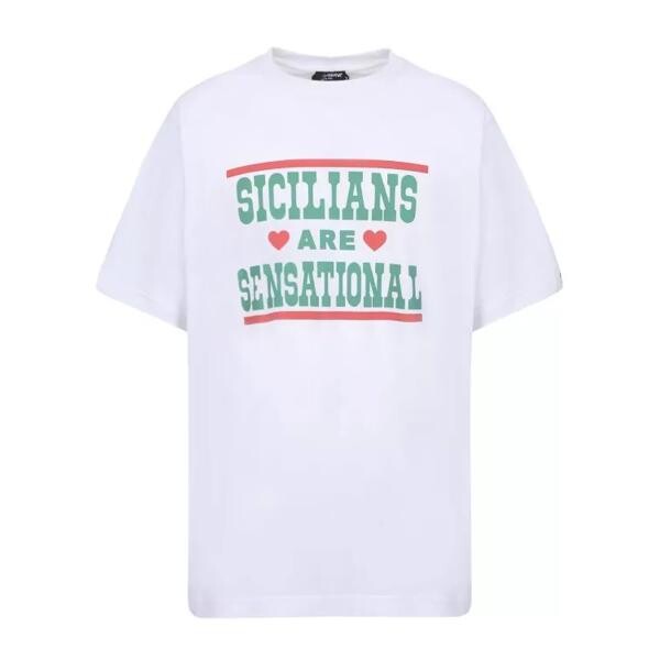 

Футболка sicilians t-shirt Dolce&Gabbana, белый