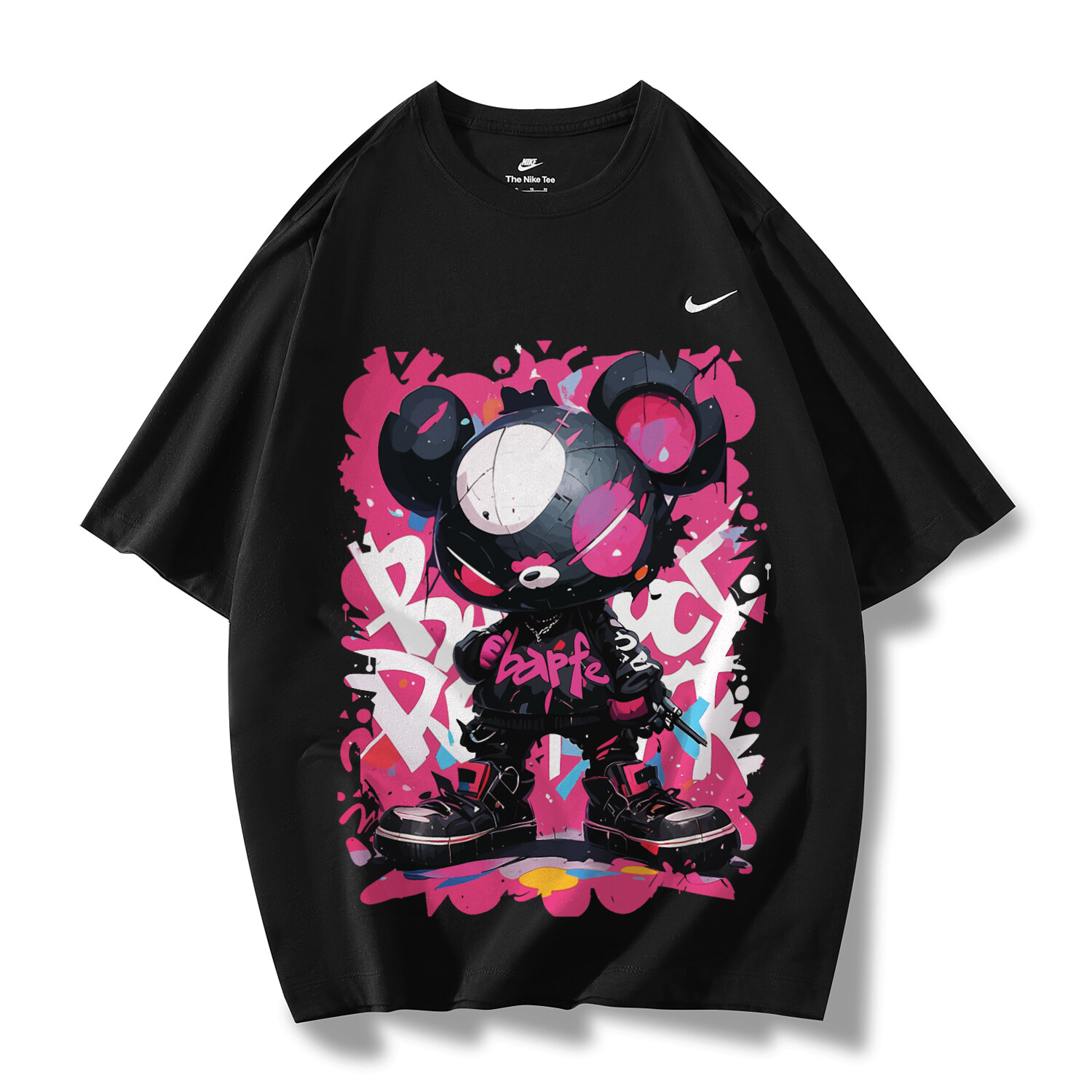 

Футболка унисекс черная Nike, черный