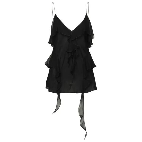 

Футболка silk top Khaite, черный