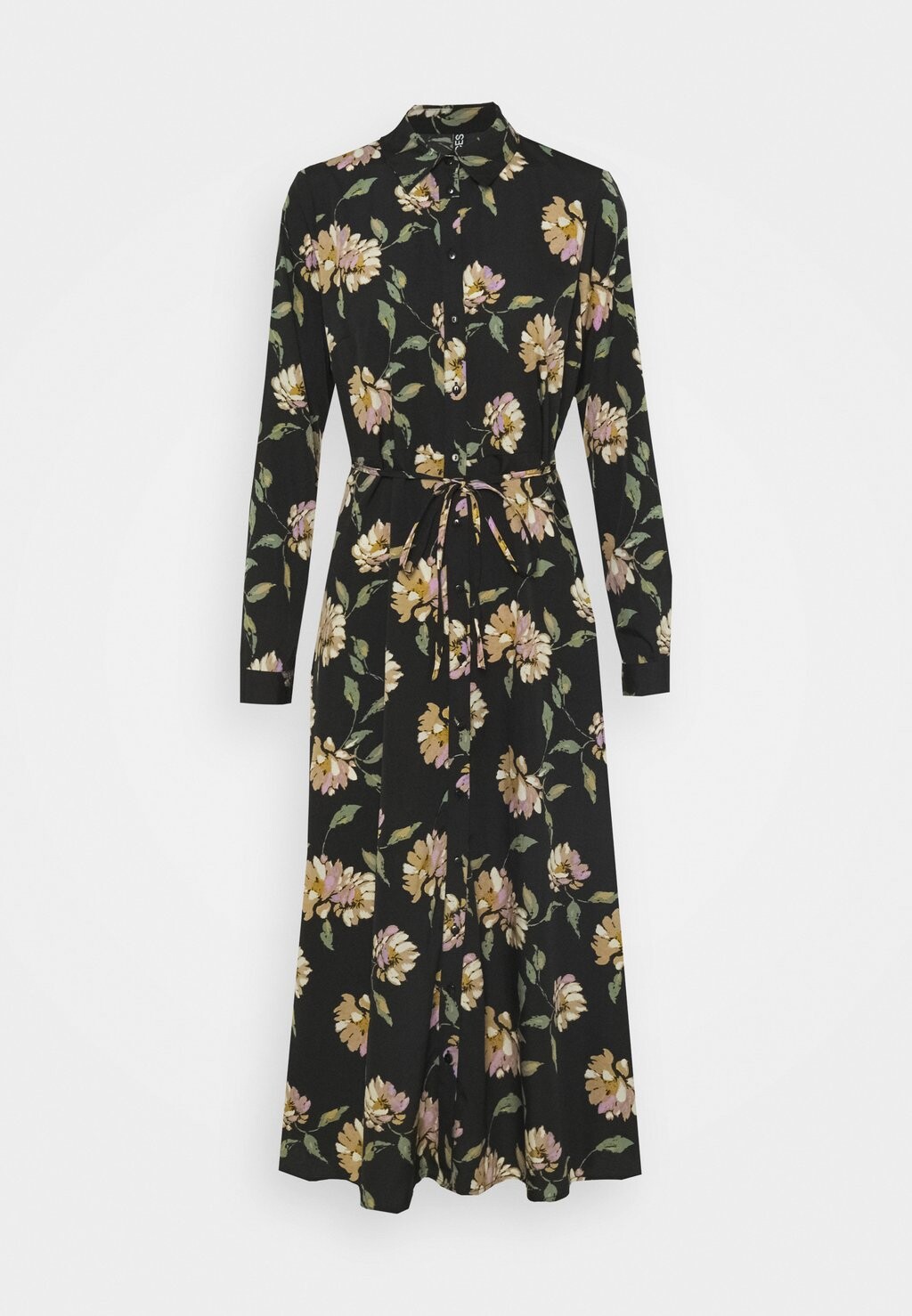 

Классическая рубашка Pieces PCGYLLIAN MIDI DRESS, черный