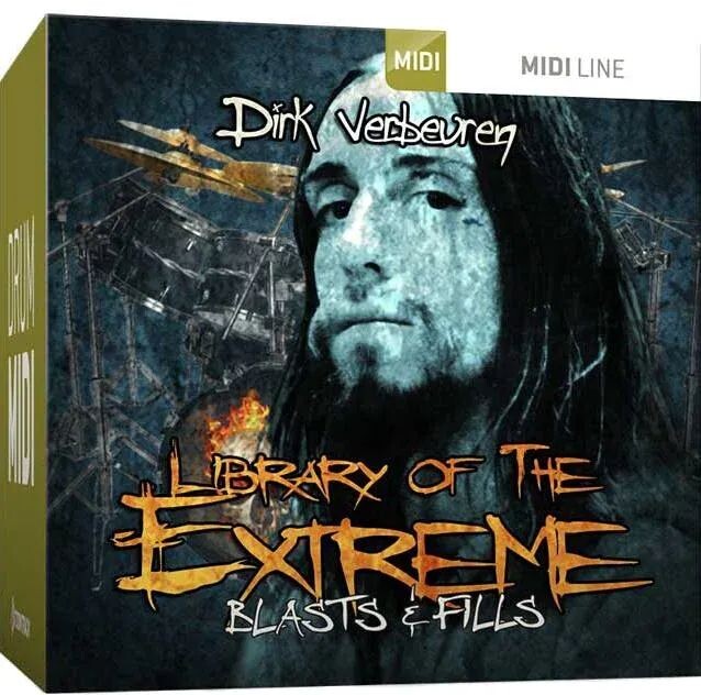 

Библиотека Toontrack MIDI-пакета Extreme Drum — Blasts & Fills