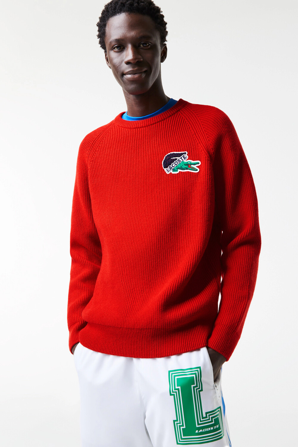 

Свитер - Розовый - Классический крой Lacoste, розовый