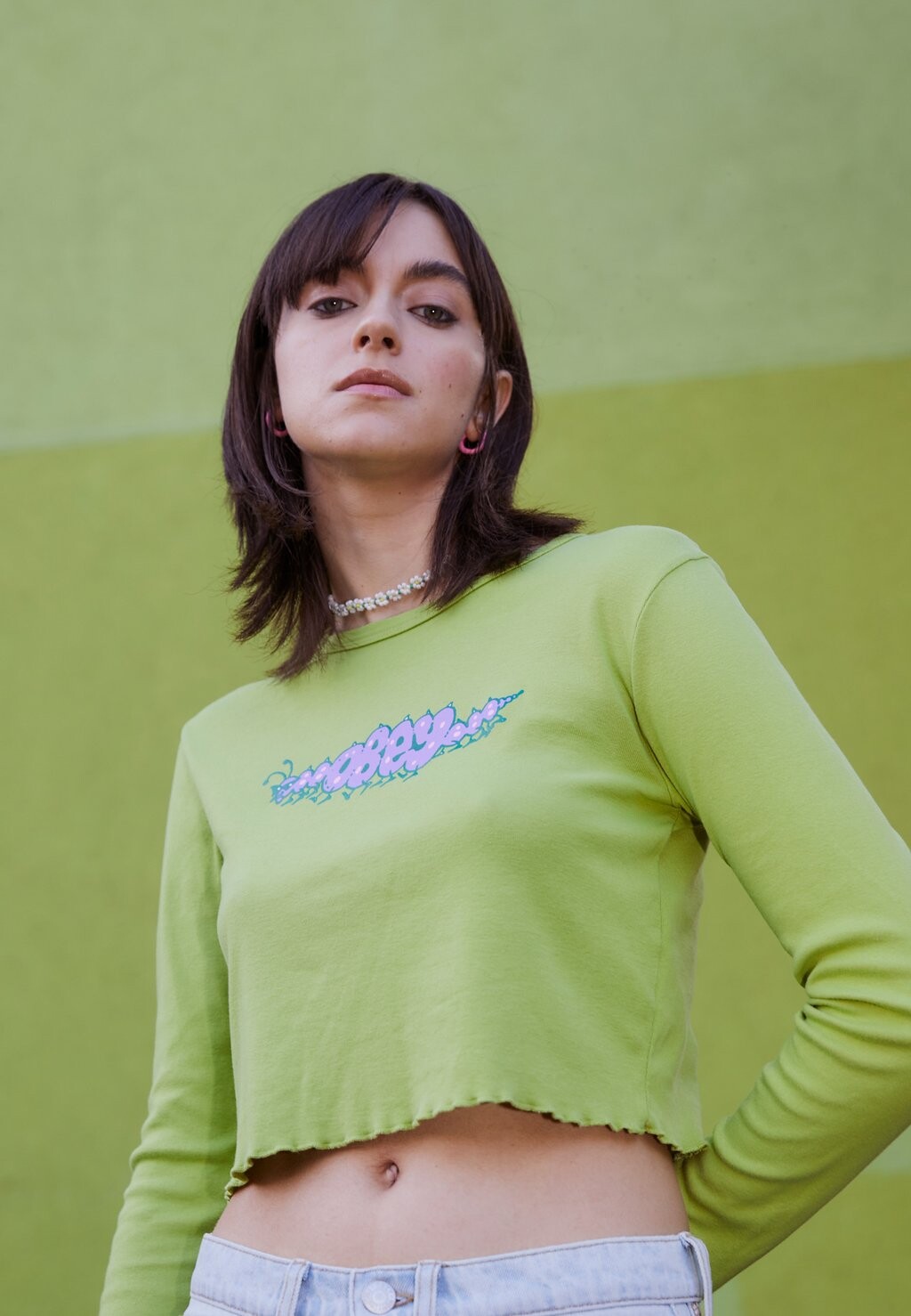 

Топ с длинными рукавами Obey Clothing