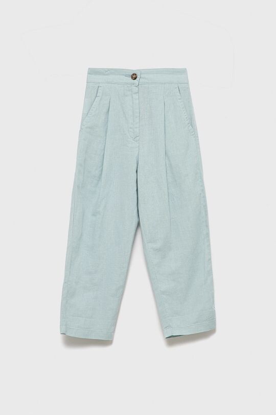 

Детские брюки из смесового льна United Colors of Benetton, синий