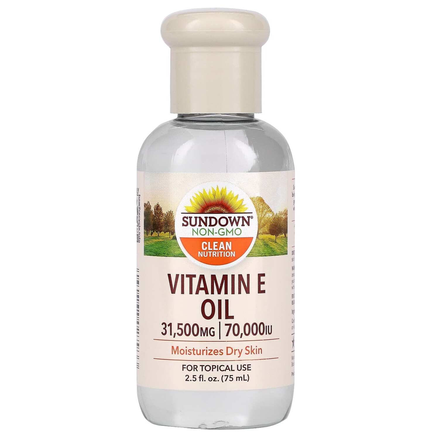 

Витамин E в виде масла, 31 500 мг (70 000 МЕ), 75 мл (2,5 жидк. унции), Sundown Naturals