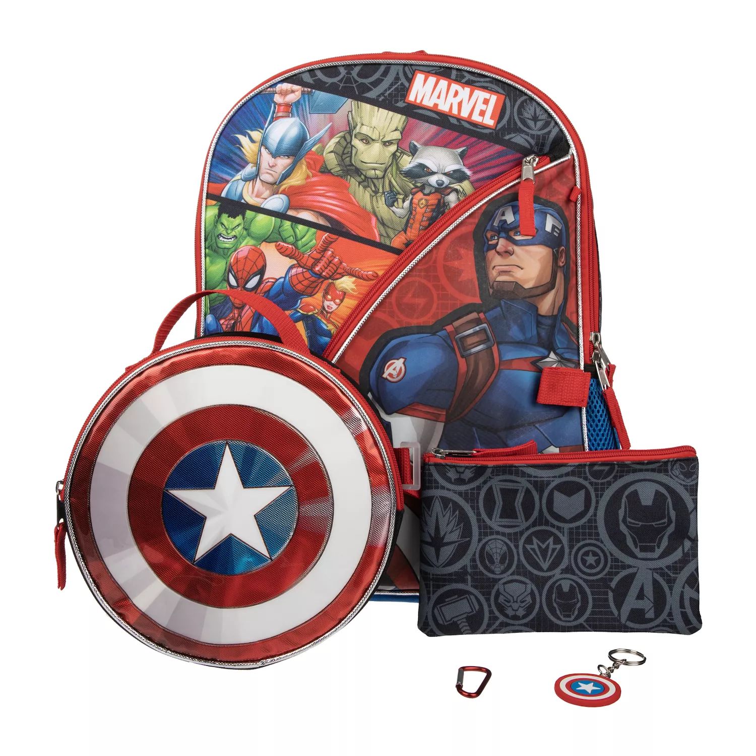 Детский набор рюкзаков из 5 предметов с изображением Мстителей Marvel