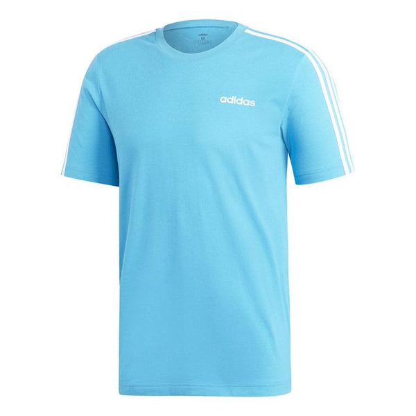 Футболка adidas Casual Sports Gym Running Breathable Short Sleeve Sky Blue, синий