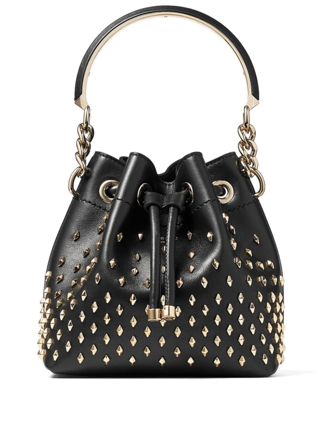 

Jimmy Choo сумка-ведро Bon Bon Bucket с заклепками, черный