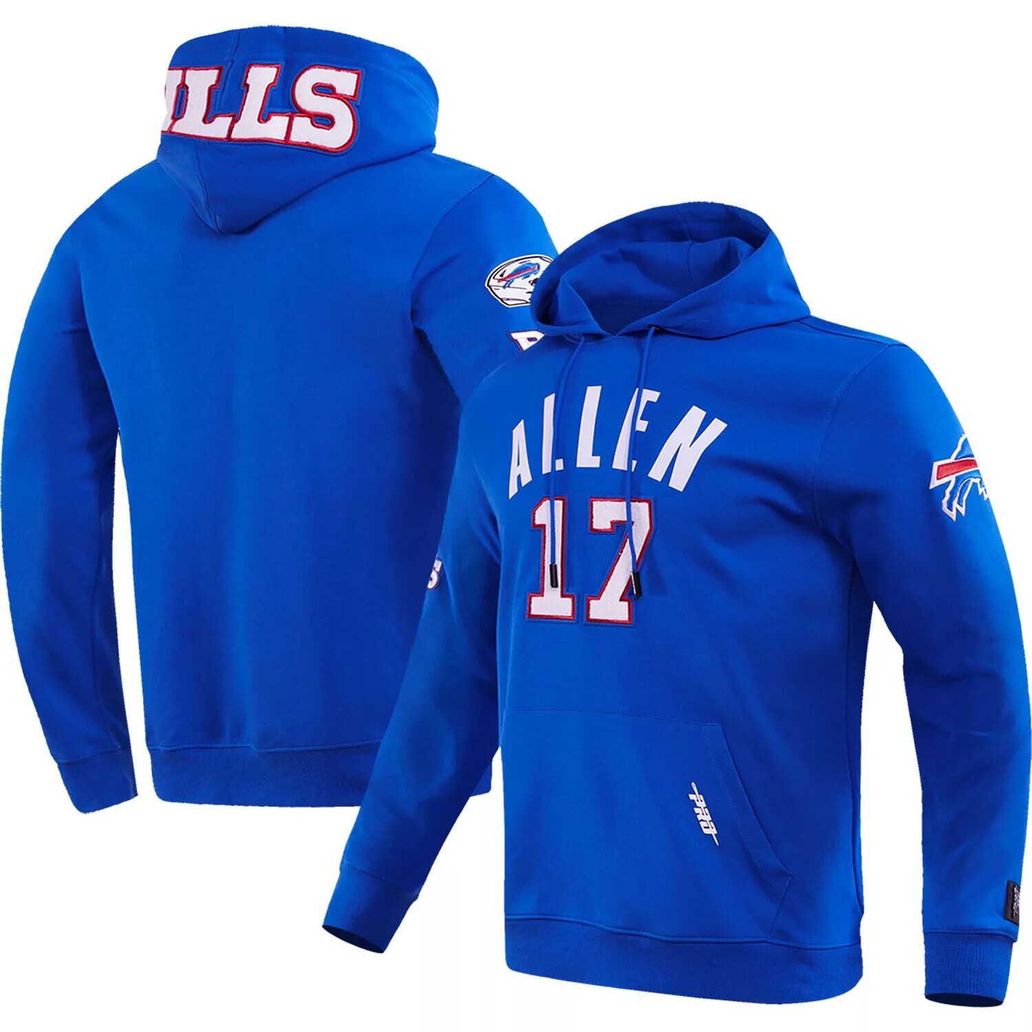 

Мужской пуловер с капюшоном Pro Standard Josh Allen Royal Buffalo Bills с именем и номером игрока