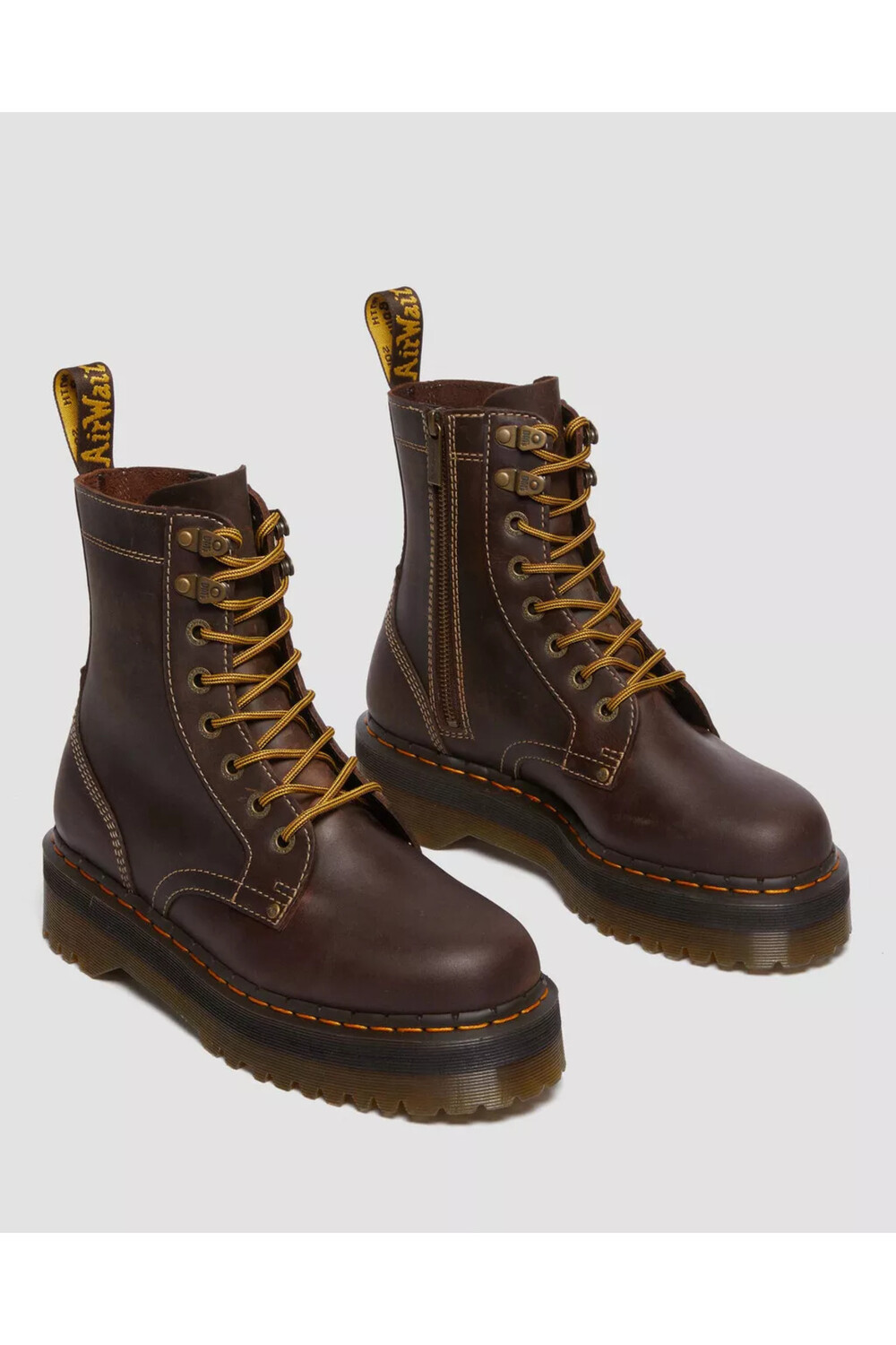 

Ботильоны - Коричневый - Блок Dr. Martens, коричневый