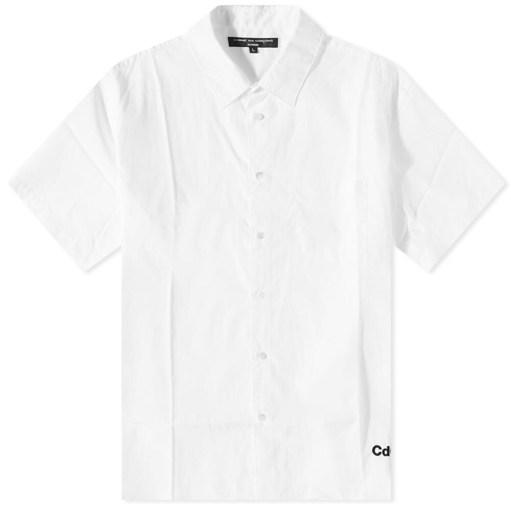 

Рубашка с короткими рукавами и логотипом Comme des Garçons Homme, белый