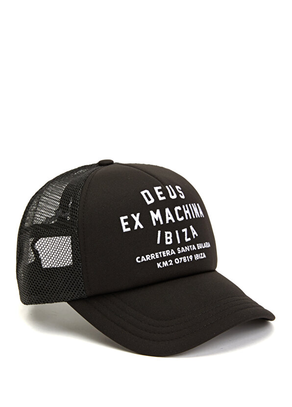 Черная мужская шляпа с логотипом Deus Ex Machina