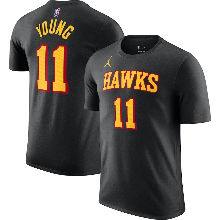 

Футболка с коротким рукавом Jordan Brand Atlanta Hawks, черный