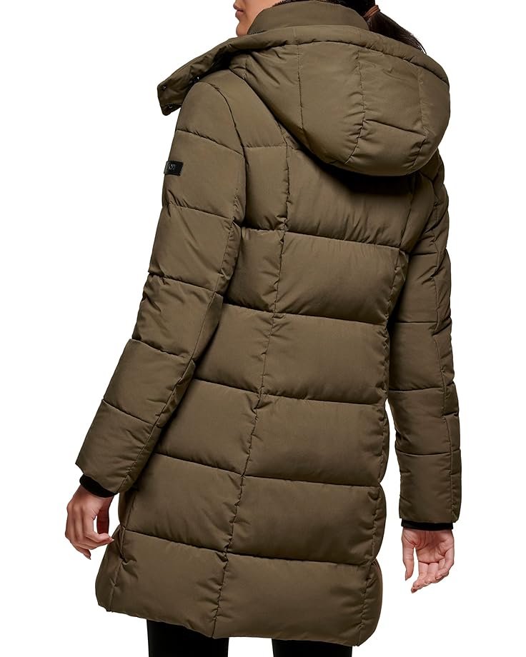 Пальто DKNY Hooded Puffer Coat, цвет Loden