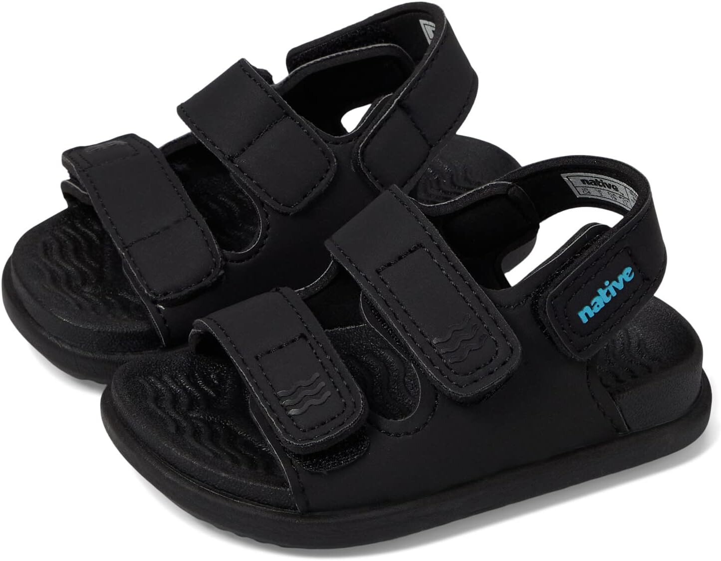 

Сандалии на плоской подошве Frankie Sugarlite Native Shoes Kids, цвет Jiffy Black/Jiffy Black