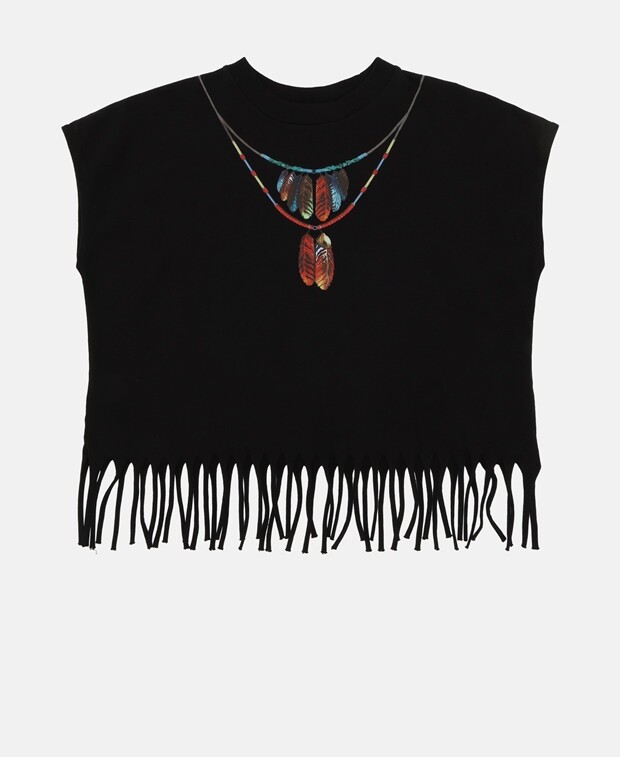 

Укороченная рубашка Marcelo Burlon County Of Milan, черный